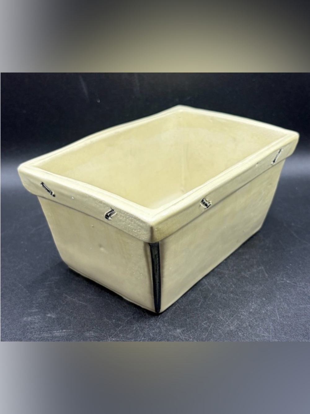 Ed Langbein Original Italian Handmade Artisan Pottery Planter Vessel Container